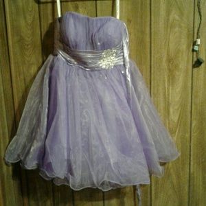 Lavender short dress